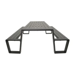 Lesli Living Loungeset|Tuinbanken|Estilo Picknickset antraciet 220cm