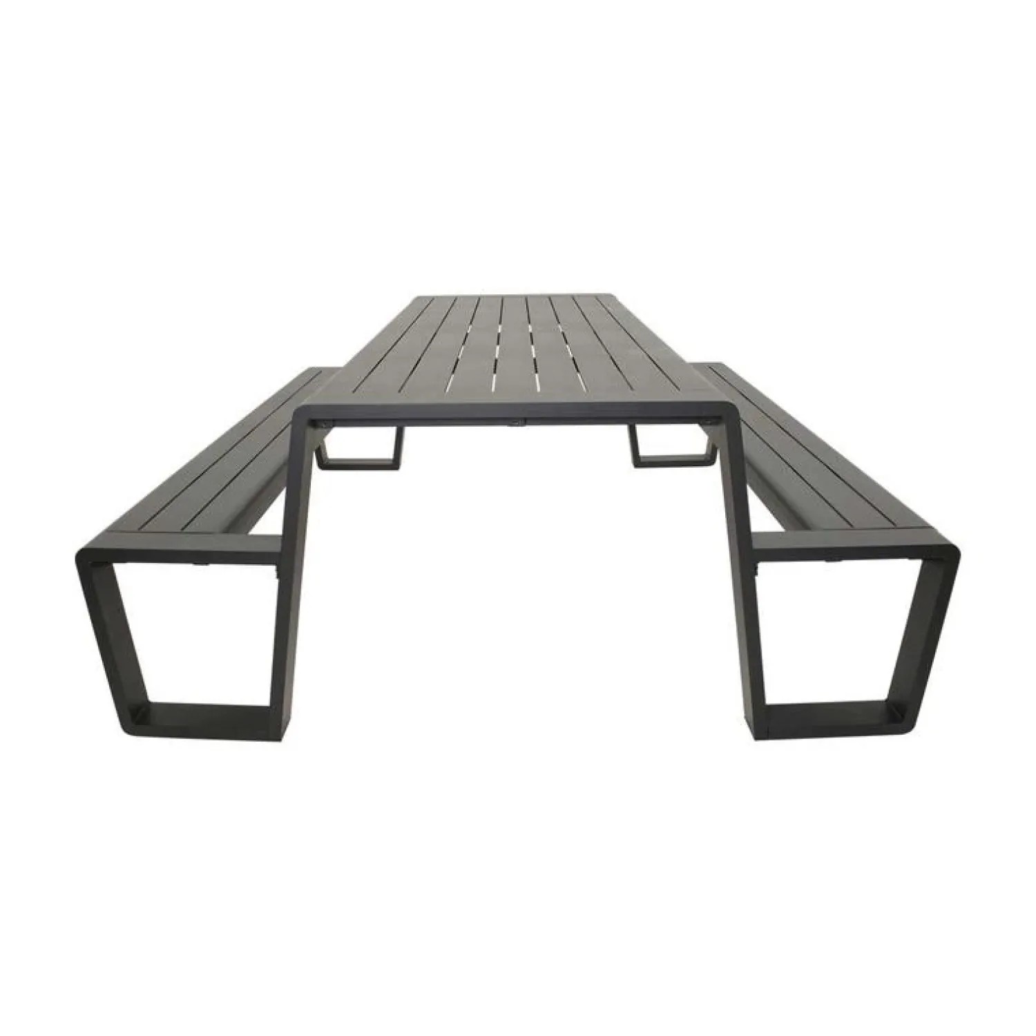 Lesli Living Loungeset|Tuinbanken|Estilo Picknickset antraciet 220cm