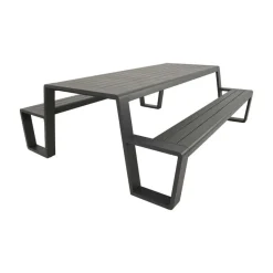 Lesli Living Loungeset|Tuinbanken|Estilo Picknickset antraciet 220cm
