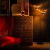 Trading Lighting Vloerlampen|ETH Claire 2-lichts vloerlamp zwart/goud