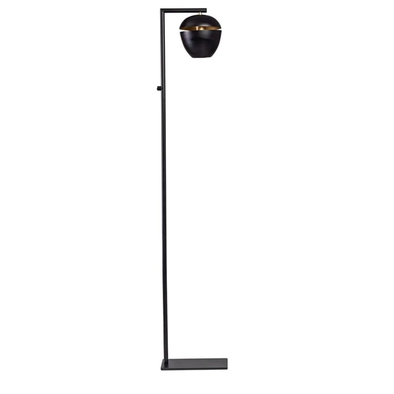 Trading Lighting Vloerlampen|ETH Claire 1-lichts vloerlamp zwart/goud