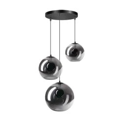 Trading Lighting Hanglampen|Glazen Hanglamp|ETH Valora hanglamp getrapt 3-lichts 50cm