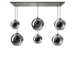 Trading Lighting Hanglampen|Glazen Hanglamp|ETH Valora 6-lichts hanglamp