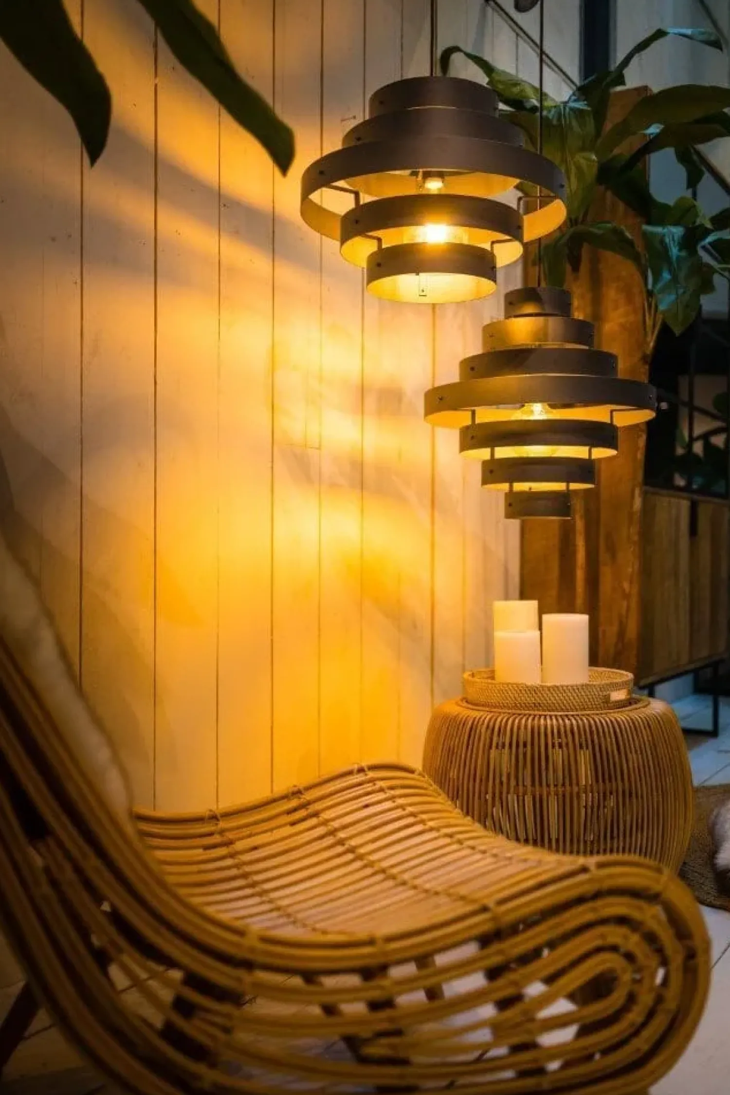 Trading Lighting Hanglampen|ETH Walnut 5-rings