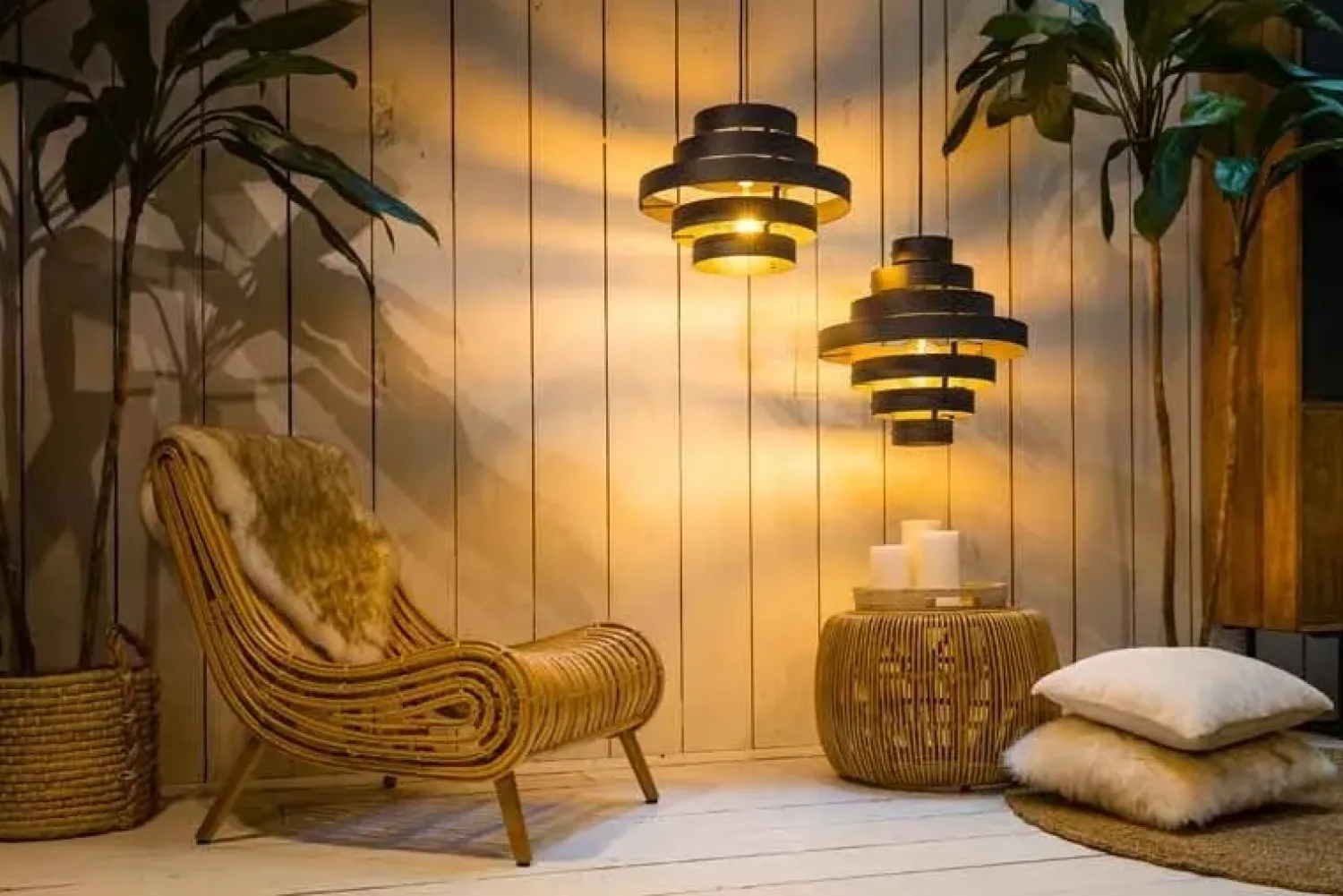 Trading Lighting Hanglampen|ETH Walnut 7-rings