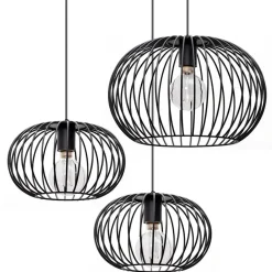 Steinmex Hanglampen|ETH Wire 2.0 3 lichts hanglamp getrapt