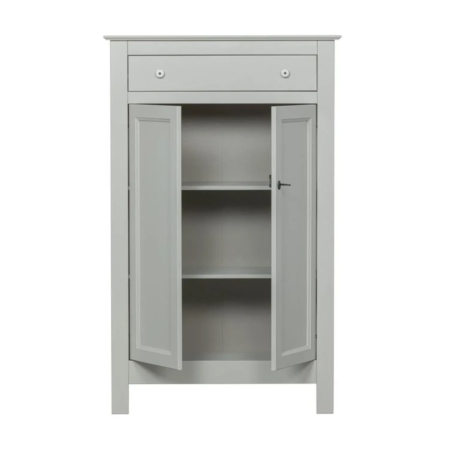 WOOOD Industriele Kasten|Kledingkasten|Eva Kledingkast grenen grijs 93cm