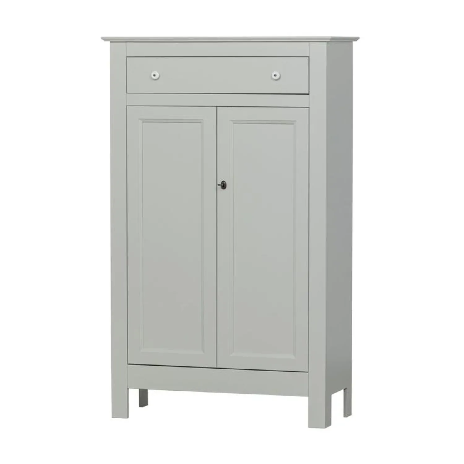 WOOOD Industriele Kasten|Kledingkasten|Eva Kledingkast grenen grijs 93cm