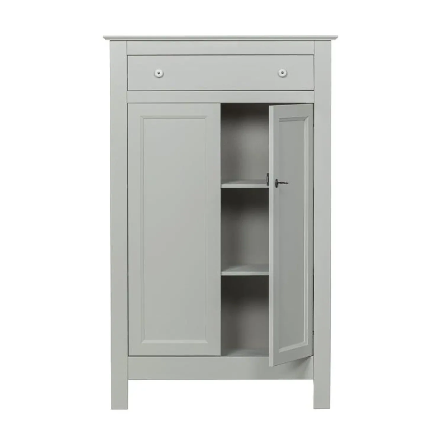 WOOOD Industriele Kasten|Kledingkasten|Eva Kledingkast grenen grijs 93cm