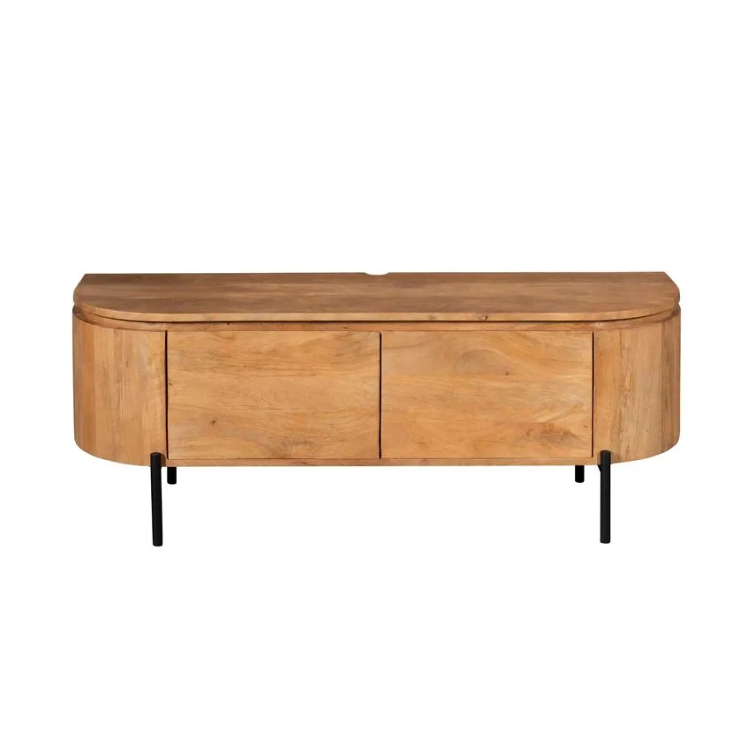 Furndea Industriele Kasten|Tv Meubels|Evi Zwevend Tv meubel Naturel Mangohout 120cm