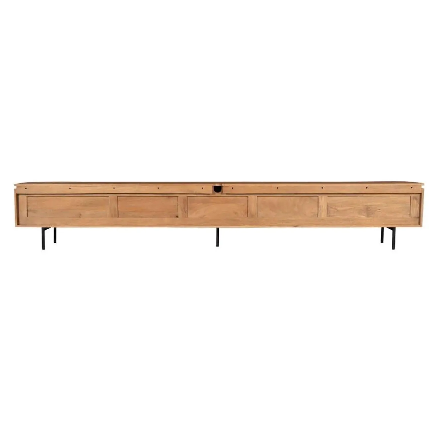 Furndea Industriele Kasten|Tv Meubels|Evi Zwevend Tv meubel Naturel Mangohout 280cm