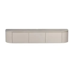 Furndea Industriele Kasten|Tv Meubels|Evi Zwevend Tv meubel Taupe Mangohout 160cm