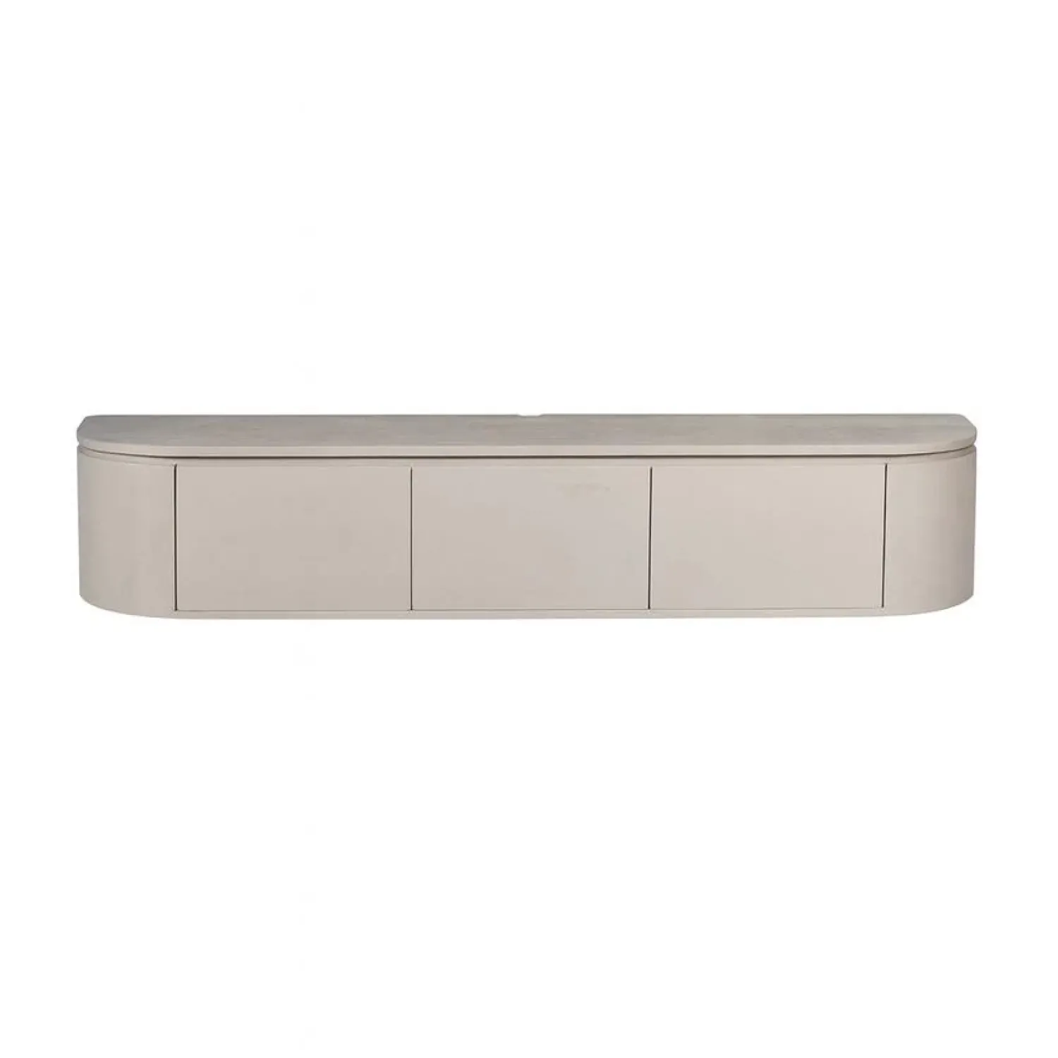 Furndea Industriele Kasten|Tv Meubels|Evi Zwevend Tv meubel Taupe Mangohout 160cm