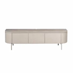 Furndea Industriele Kasten|Tv Meubels|Evi Zwevend Tv meubel Taupe Mangohout 160cm