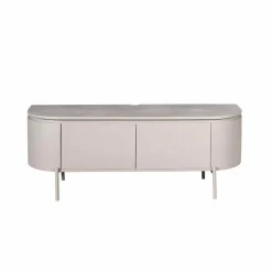 Furndea Industriele Kasten|Tv Meubels|Evi Zwevend Tv meubel Taupe Mangohout 120cm