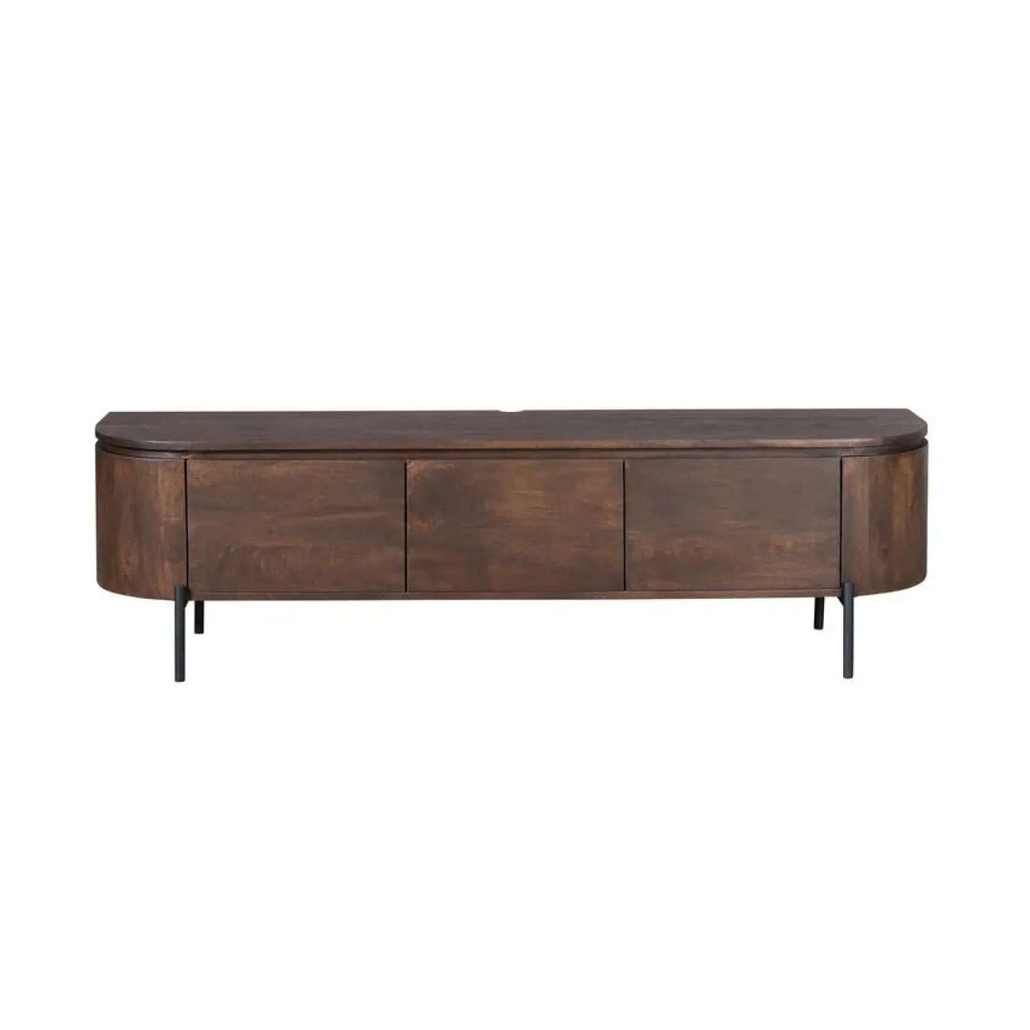 Furndea Industriele Kasten|Tv Meubels|Evi Zwevend Tv meubel Walnoot Mangohout 160cm