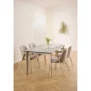 Nordhavn Eetkamerstoelen|Evron Eetkamerstoel Beige met naturel poten