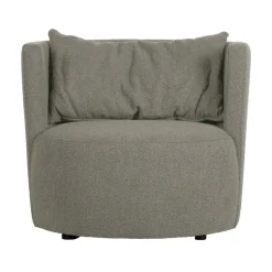 vtwonen Fauteuils|Explore Fauteuil bouclé grijs