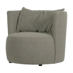 vtwonen Fauteuils|Explore Fauteuil bouclé grijs