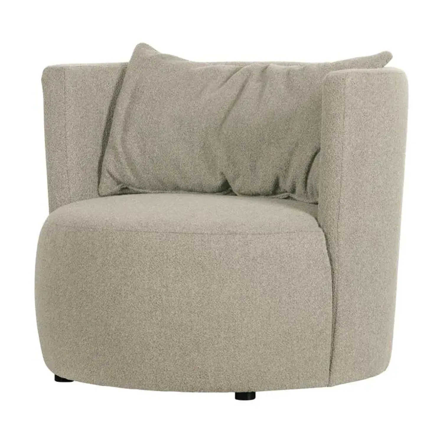 vtwonen Fauteuils|Explore Fauteuil bouclé naturel