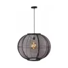 Trading Lighting Hanglampen|Fabric 1-lichts Hanglamp Zwart 78cm