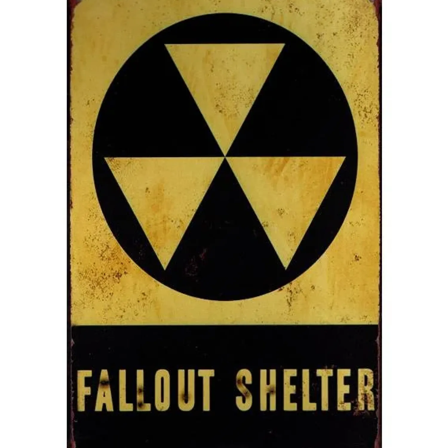 Cavetown Metalen Borden|Fallout Shelter - metalen bord