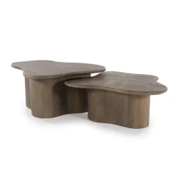 By Boo Salontafels|Fall Salontafel set van 2 Bruin
