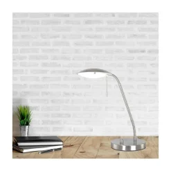Steinmex Bureaulampen|Fargo 1-lichts Bureaulamp Staal
