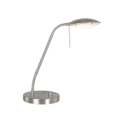 Steinmex Bureaulampen|Fargo 1-lichts Bureaulamp Staal