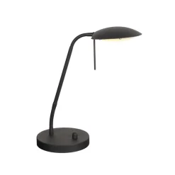 Steinmex Bureaulampen|Fargo 1-lichts Bureaulamp Zwart