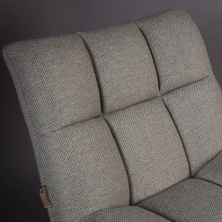 Dutchbone Fauteuils|Fauteuil Bar Lichtgrijs