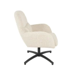 Label51 Fauteuils|Fauteuil Chill Zone Naturel Boucle Zwarte poot