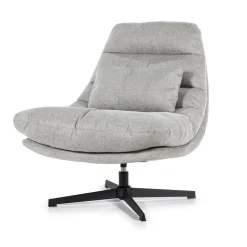 Eleonora Fauteuils|Fauteuil Cooper met kussen grijs Houston