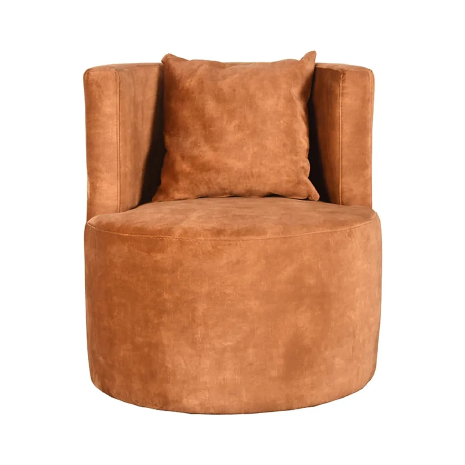 Label51 Fauteuils|Fauteuil Evy Oker Velours 65cm