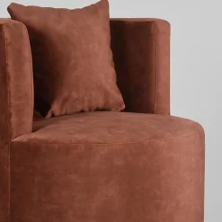 Label51 Fauteuils|Fauteuil Evy Rust Velours 65cm