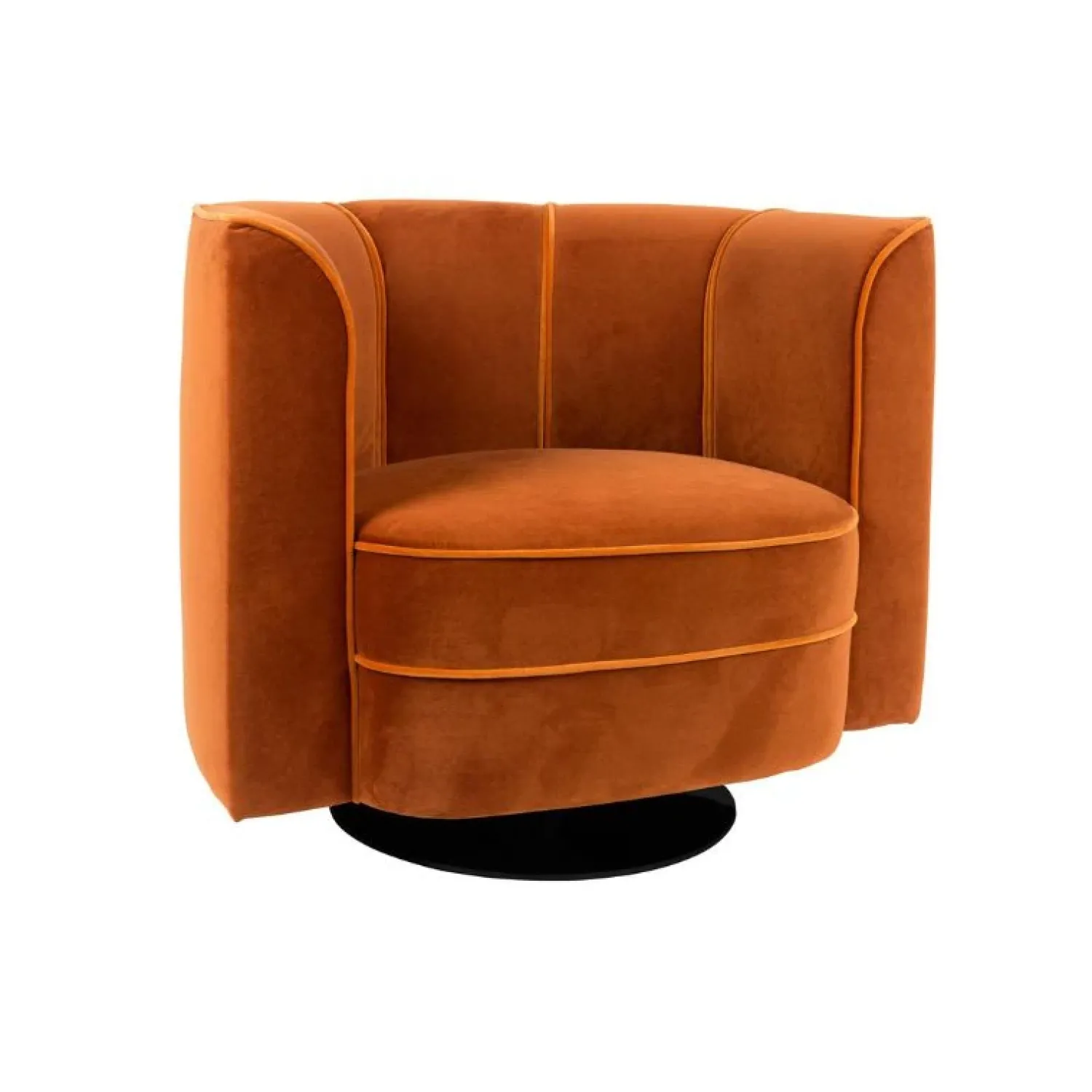 Dutchbone Fauteuils|Fauteuil Flower Oranje