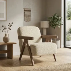 Eleonora Fauteuils|Fauteuil Francis beige