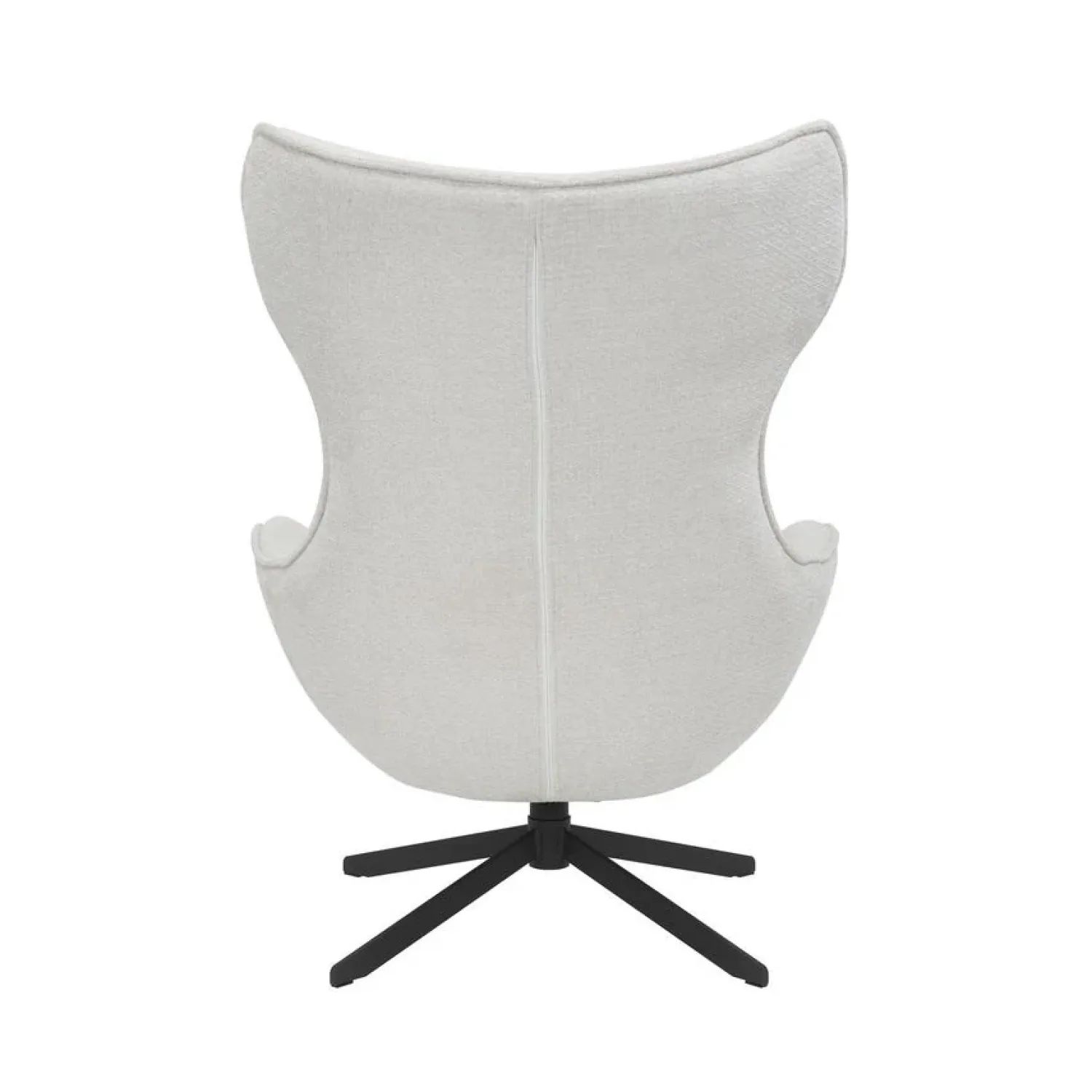 Furndea Fauteuils|Fauteuil Hannah met voetenbank Gebroken wit
