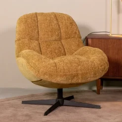 Label51 Fauteuils|Fauteuil Huxley Mosterd Stof
