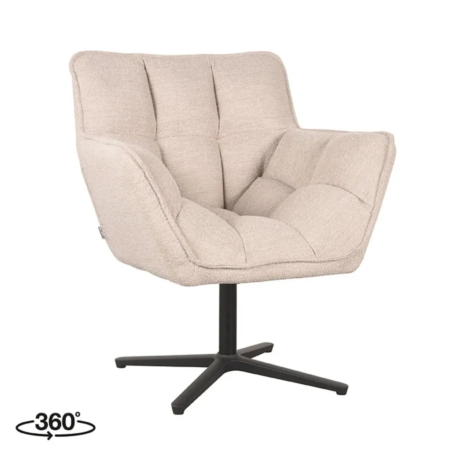 Label51 Fauteuils|Fauteuil Ian Naturel Boucle