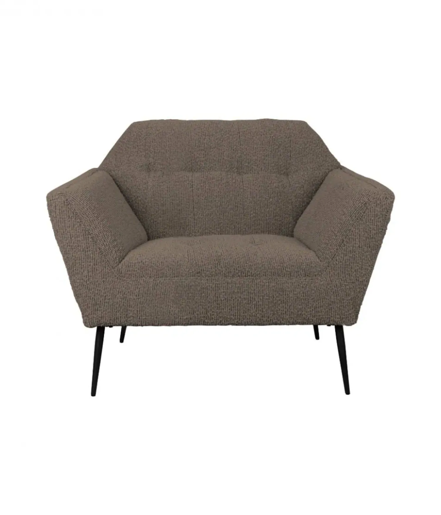 Dutchbone Fauteuils|Fauteuil Kate Bouclé Camel 94cm