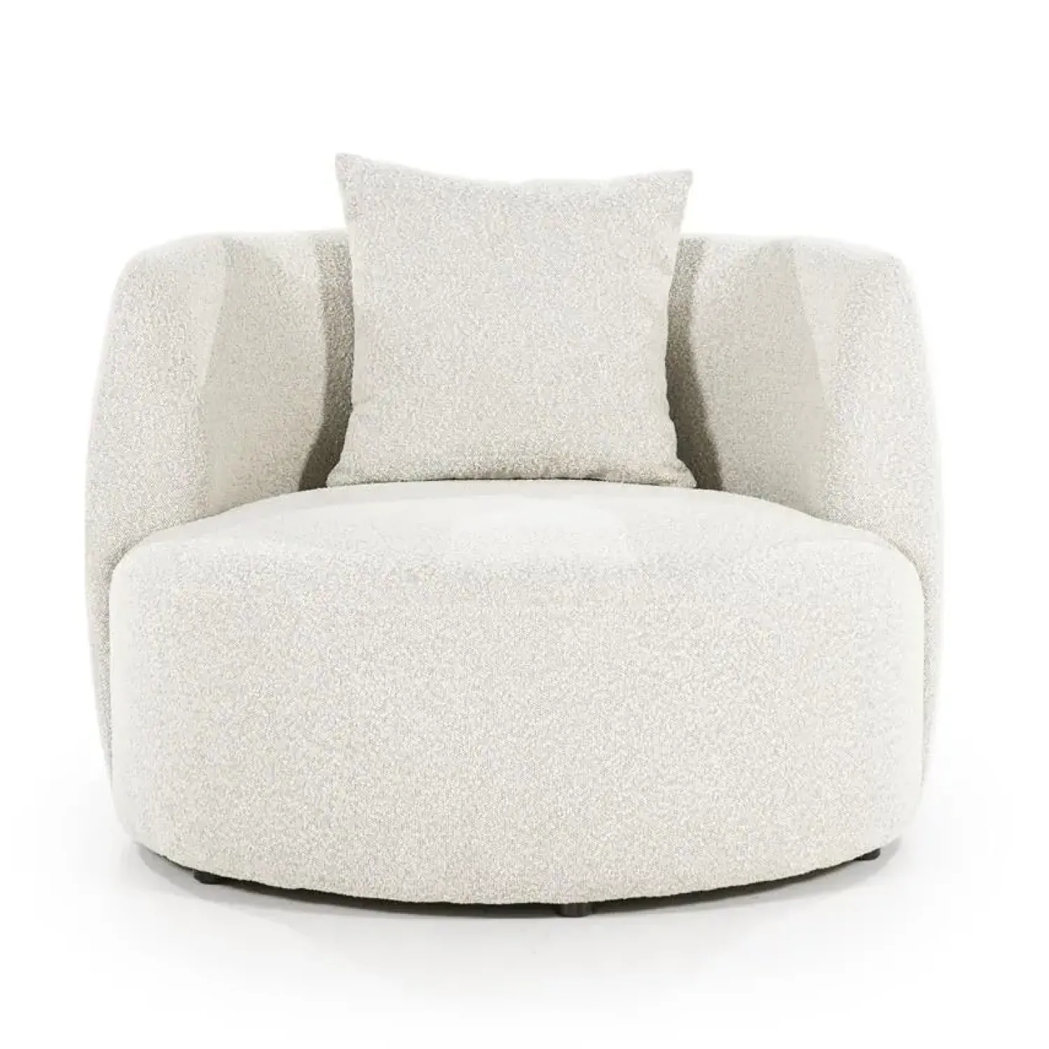 Eleonora Fauteuils|Fauteuil Louis met kussen beige spark