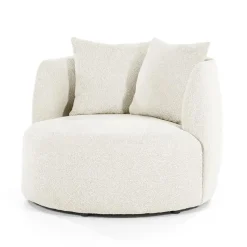 Eleonora Fauteuils|Fauteuil Louis met kussen beige spark