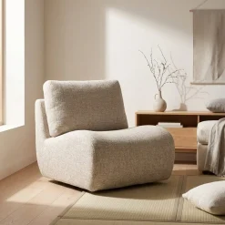 Eleonora Fauteuils|Fauteuil Lucia taupe