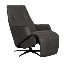 Label51 Fauteuils|Fauteuil Odense Antraciet Microleder