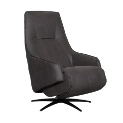 Label51 Fauteuils|Fauteuil Odense Antraciet Microleder