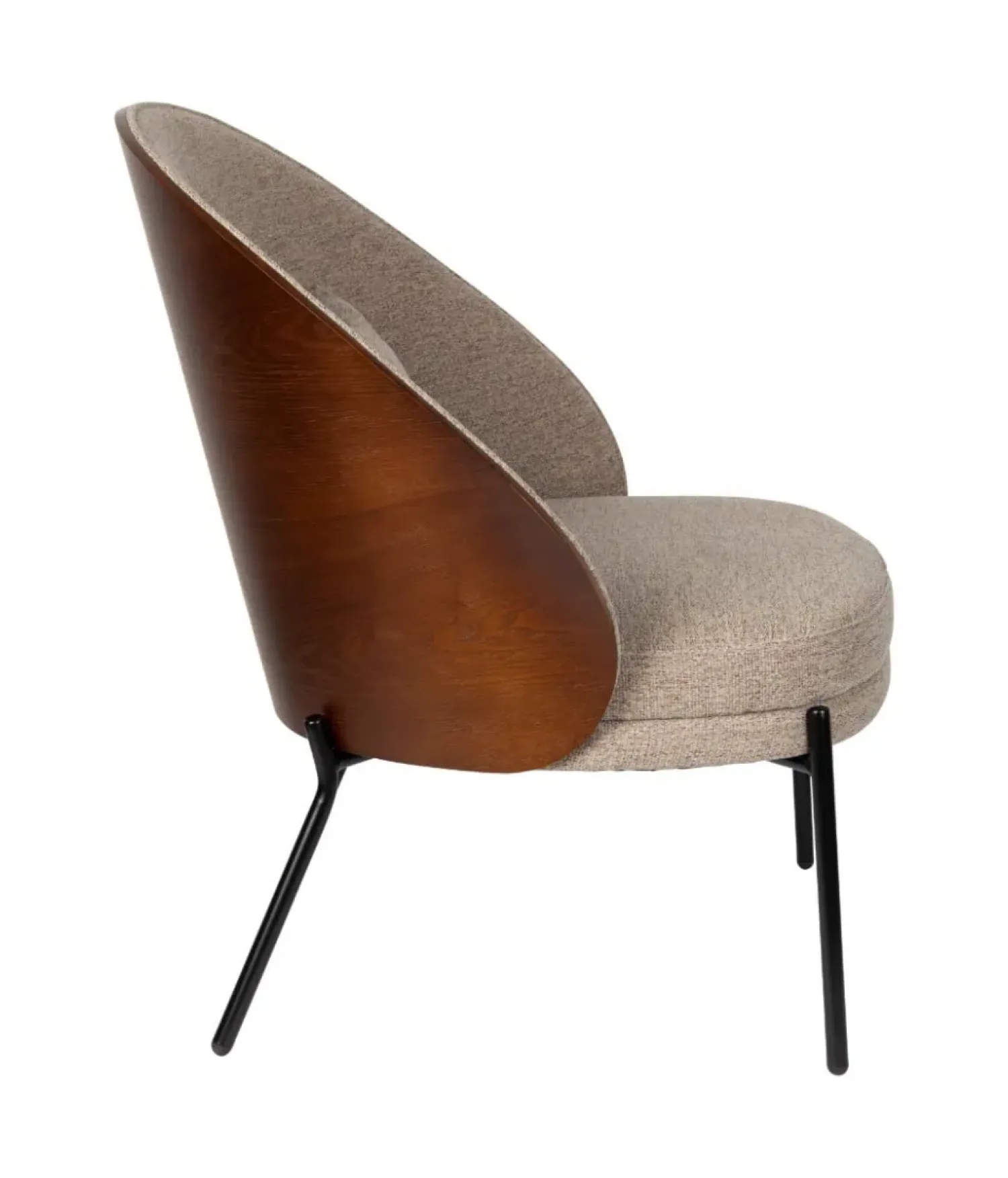 Dutchbone Fauteuils|Fauteuil Rodin Grijs 78cm