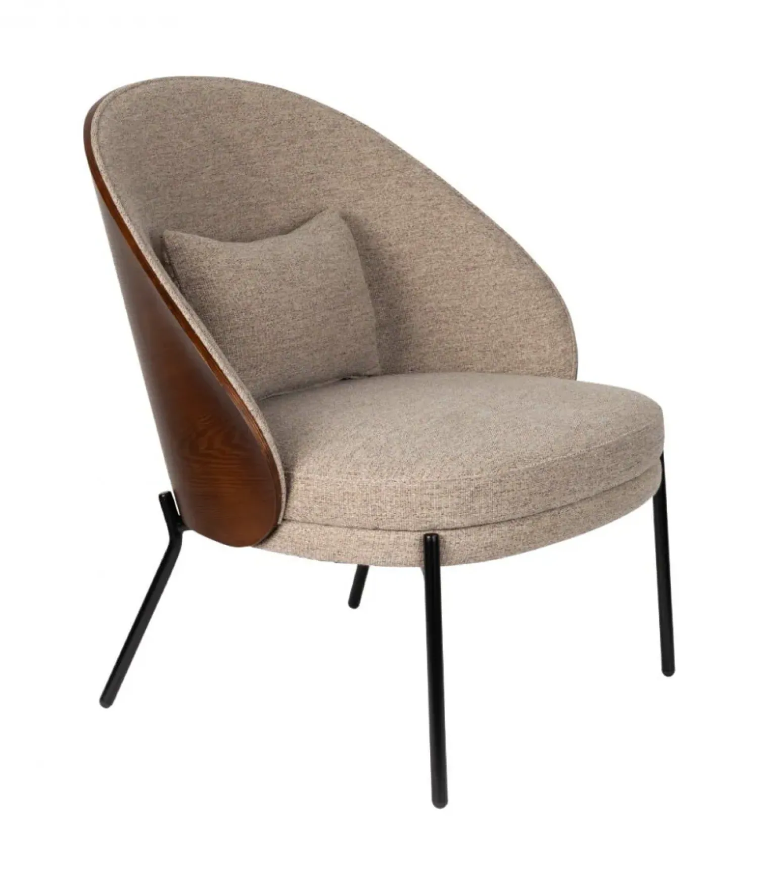 Dutchbone Fauteuils|Fauteuil Rodin Grijs 78cm