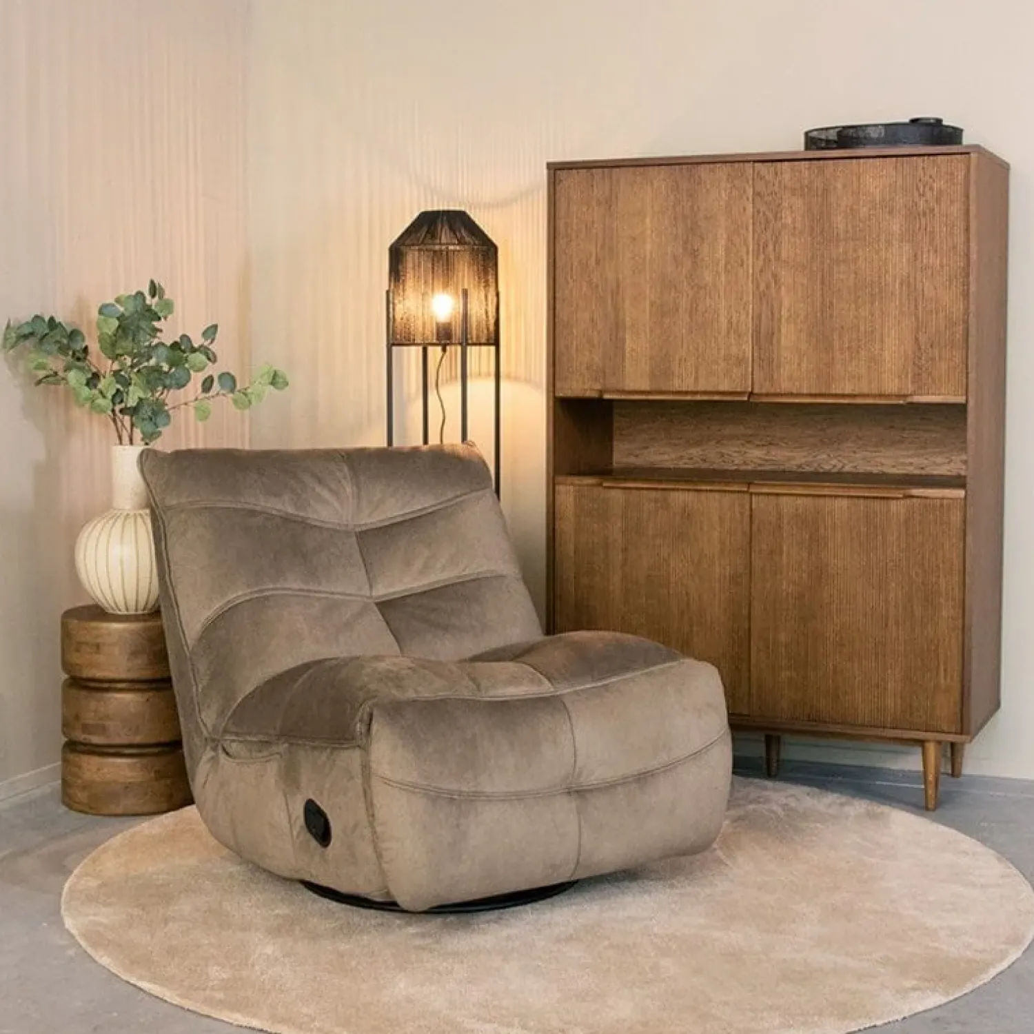 Label51 Fauteuils|Fauteuil Take It Easy Taupe