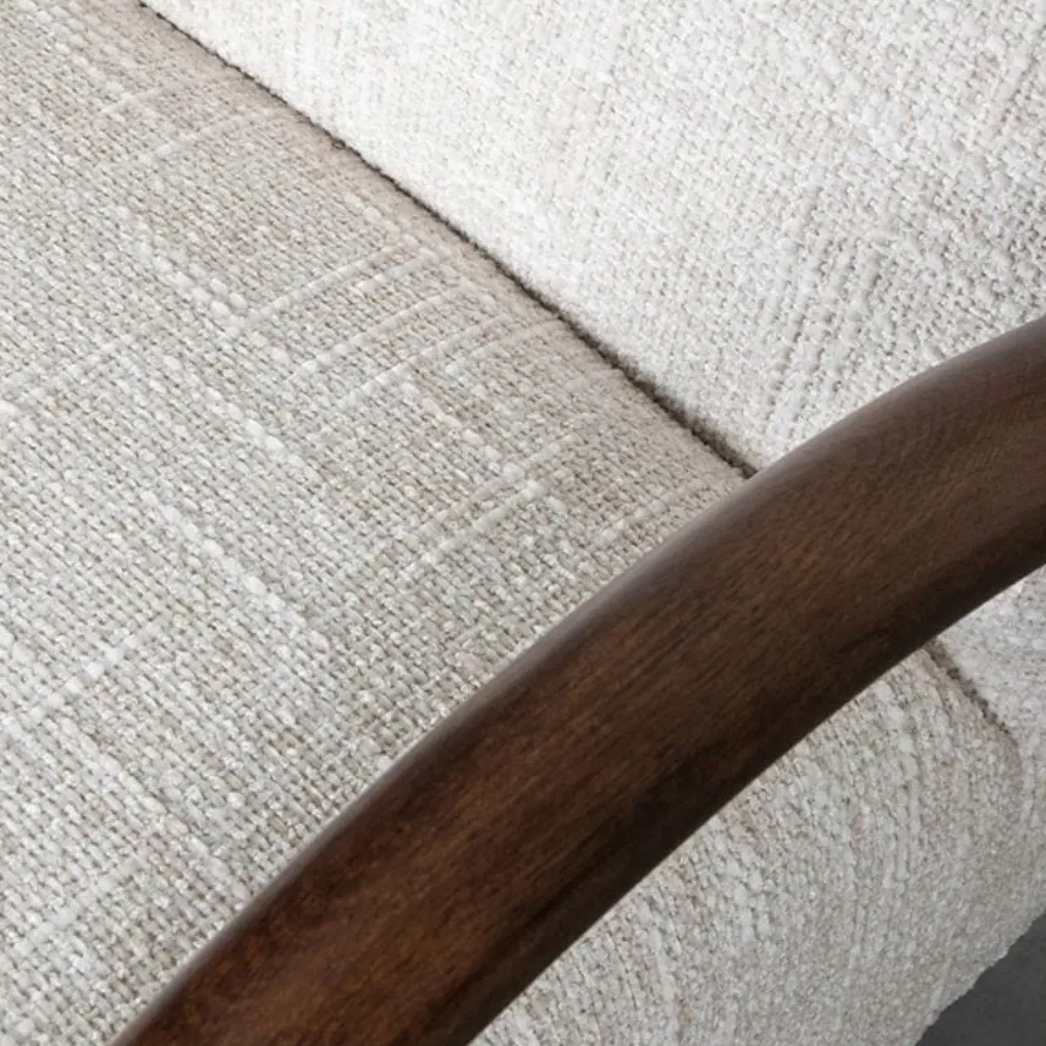 Label51 Fauteuils|Fauteuil Viggo Naturel Boucle Eiken